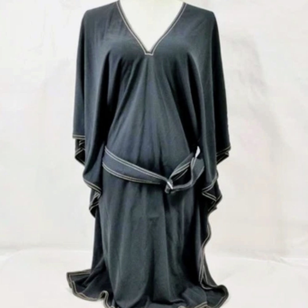 Hermes Black Garment with White Stitching